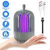 900V High Voltage Cordless Indoor Bug Zapper Type C Rechargeable Mosquito Lamp Trap Portable Electric Mosquito Killer with Hanging Strap Night Light f