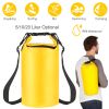 Waterproof Dry Bag Roll Top Dry Storage Backpack Keep Gear Dry w/ Detachable Shoulder Strap for Kayaking Rafting Boating Beach Swimming