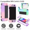Protective Shell Cover Hard Dockable Case Fit For Nintendo Switch OLED Joy Con Shell