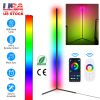 56in Floor Lamp Light LED Standing Lamp Remote Control Dimmable Color Changing Mood Light
