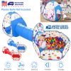 3 In 1 Child Crawl Tunnel Tent Kids Play Tent Ball Pit Set Foldable Children Play House Pop-up Kids Tent w/Storage Bag for Indoor Outdoor Travel Use