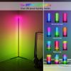 56in Floor Lamp Light LED Standing Lamp Remote Control Dimmable Color Changing Mood Light