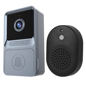 Smart Wireless Chime WiFi Doorbell Security 2 Way Intercom Visual Bell Chime Night Vision Camera Door Bell (Option: DoorbellCameraGrey)
