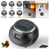 Ultrasonic Rodent Chaser Rat Repellent Pest Driver Mouse Control Squirrel Repeller with 4 Modes 4-65KHz Strobe Light 4 Timer 1292sq.ft. Coverage for R