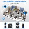 Wireless Doorbells Bells IP55 Waterproof 984ft Cordless Doorbell Chimes 55 Chimes W/ 2 Plug Receivers for Office Apartment House