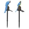 Solar Powered Parrot Garden Light IP65 Waterproof LED Parrot Landscape Lamp Decorative Lawn Lights For Yard Driveway Walkway Patio