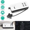 USB Power Strip w/ Surge Protector Fire Retardant 5FT Extension Cord USB Charging Station w/ 4 USB Ports 1AC Socket For Phone Tablet PC