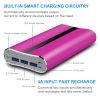 Portable Charger 20000mAh Power Bank Total 5.8A Output 3-USB Ports External
Battery Pack Portable Phone Charger for IOS Phone11/Pro/Max/8/X/XS iPad S