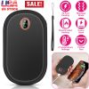 Rechargeable Hand Warmer Electric Hand Heater Portable Reusable Pocket Warmer Power Bank with Digital Display 2 Levels Double-sided Heating