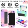 Protective Shell Cover Hard Dockable Case Fit For Nintendo Switch OLED Joy Con Shell