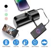 5000mAh Portable Phone Charger Built-in Type-C IOS Cable Dual Output Power Bank Compact Size Compatible with IOS Phone Samsung