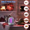 900V High Voltage Cordless Indoor Bug Zapper Type C Rechargeable Mosquito Lamp Trap Portable Electric Mosquito Killer with Hanging Strap Night Light f